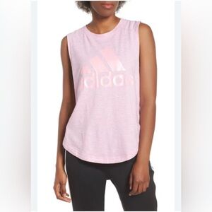 XS Adidas Lilac/Pink Sleeveless Top